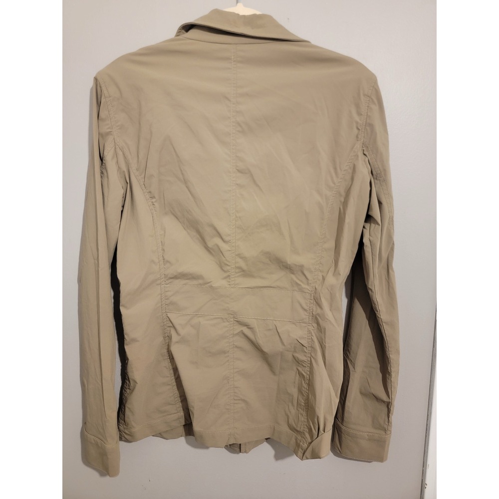 Anatomie Kenya Safari Jacket Khaki Tan Lightweight Travel Coat Women Small - Picture 2 of 4
